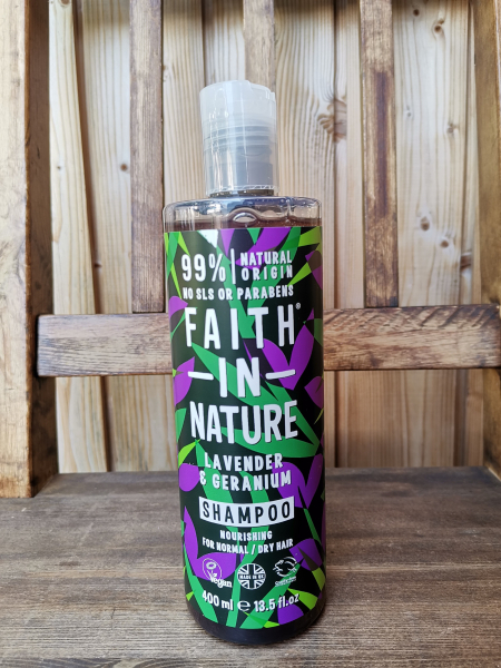  Faith in Nature naravni šampon za suhe lase sivka (400ml)